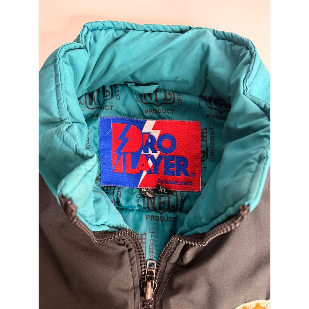 Vintage Miami Dolphins Pro Player NFL Jacket XL - Picture 3 of 7